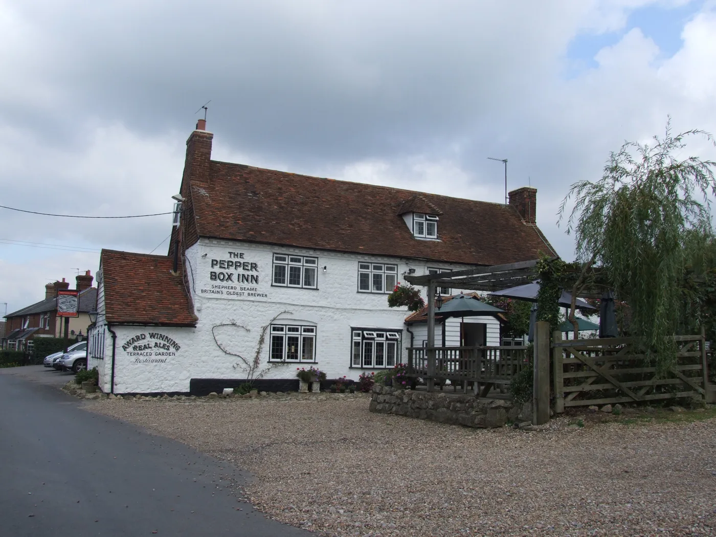 The Pepper Box Inn at Fairbourne Heath, near Ulcombe, one of the 37 Maidstone borough premises rated 5 in August