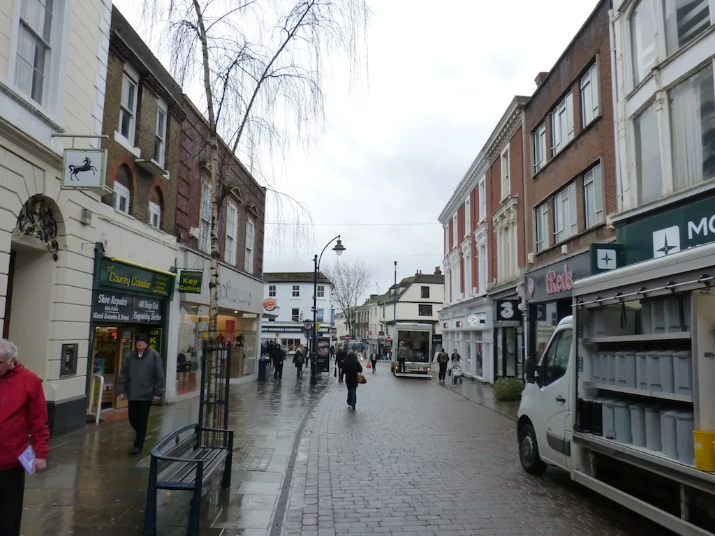 Week Street, Maidstone. The grant covers gum removal in key public areas across the borough, which the council has not yet listed