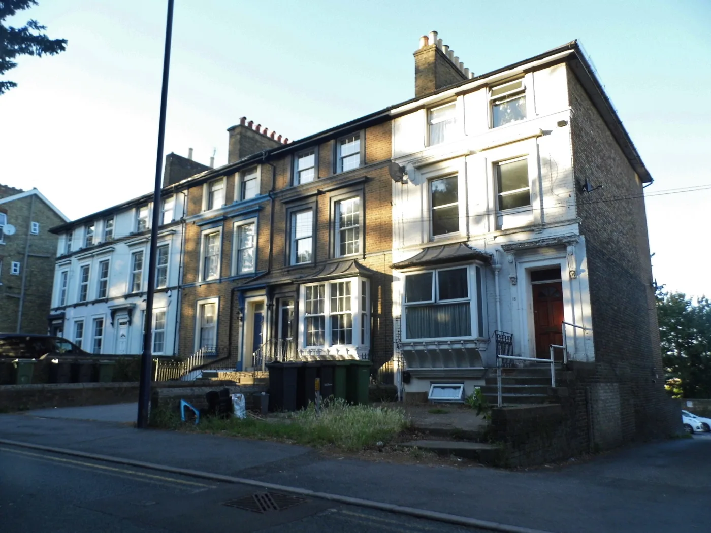 Terrace Road, Maidstone. Terraced homes were one of only two property types in the borough to gain value over the year