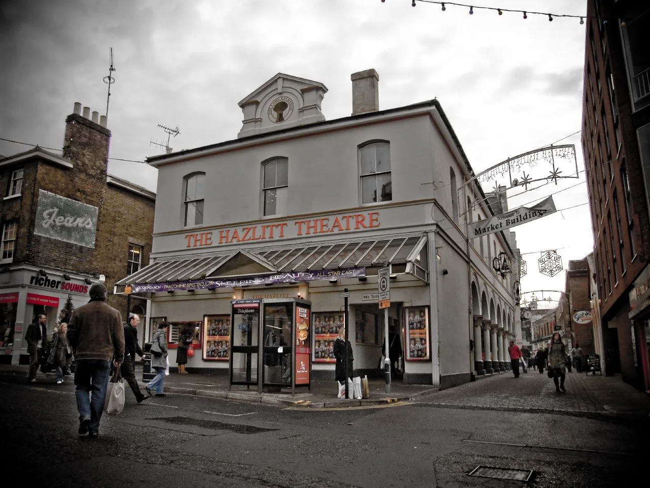 The Hazlitt Theatre on Earl Street, Maidstone. Parkwood Theatres, which runs the Hazlitt, is listed among the festival's sponsors and partners