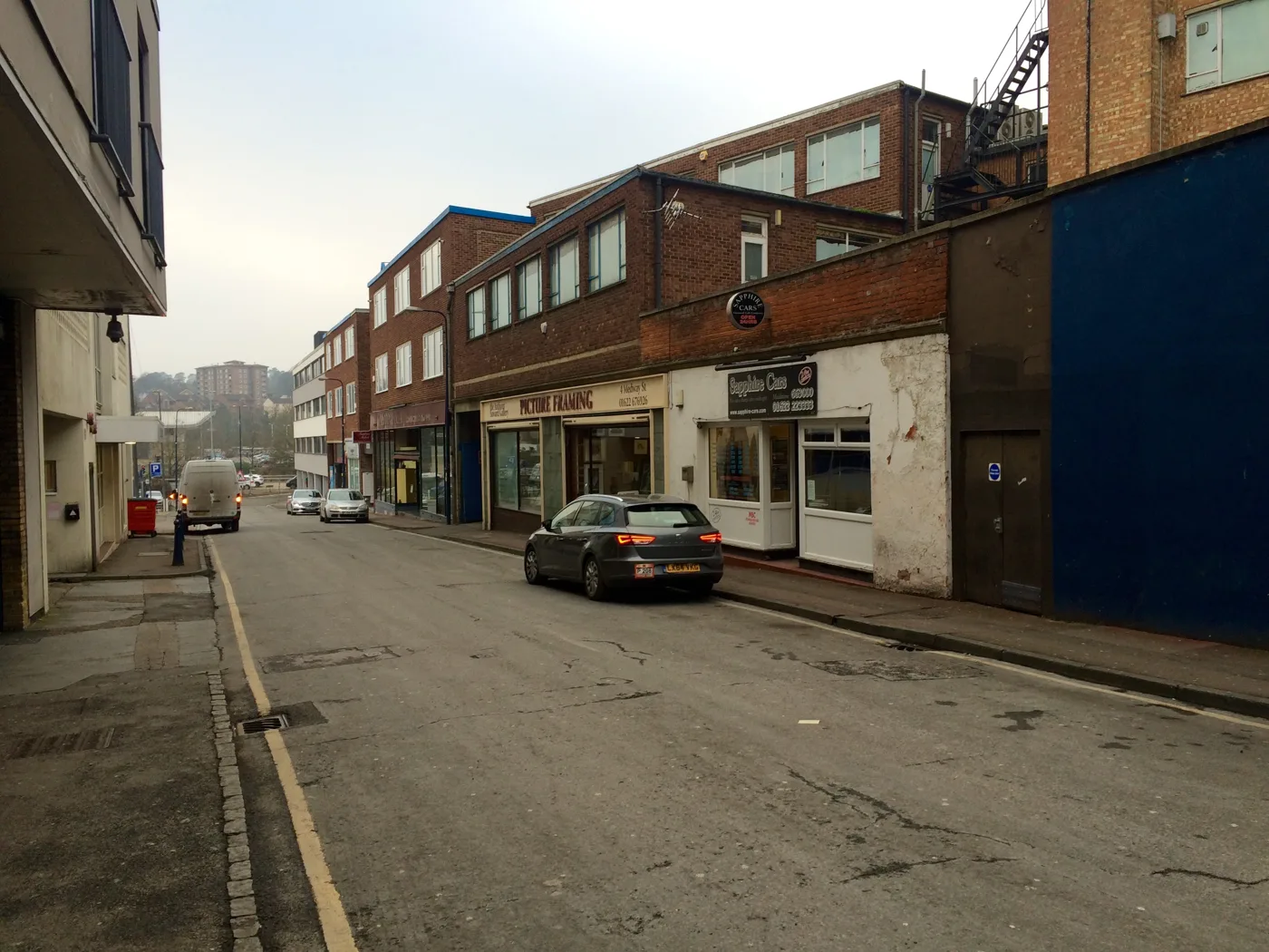 Medway Street, Maidstone, photographed in 2017. Meadow House, one of the five properties named in the council's evidence, stands on this street